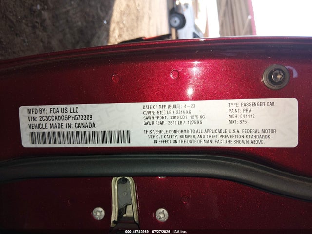 Chrysler 300 Touring L 2023 2C3CCADG5PH573309 Image 9