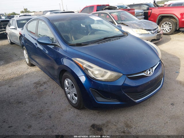 Продажа на аукционе авто 2016 Hyundai Elantra Se, vin: 5NPDH4AE7GH739391, номер лота: 45743034