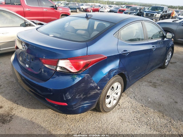 Продажа на аукционе авто 2016 Hyundai Elantra Se, vin: 5NPDH4AE7GH739391, номер лота: 45743034