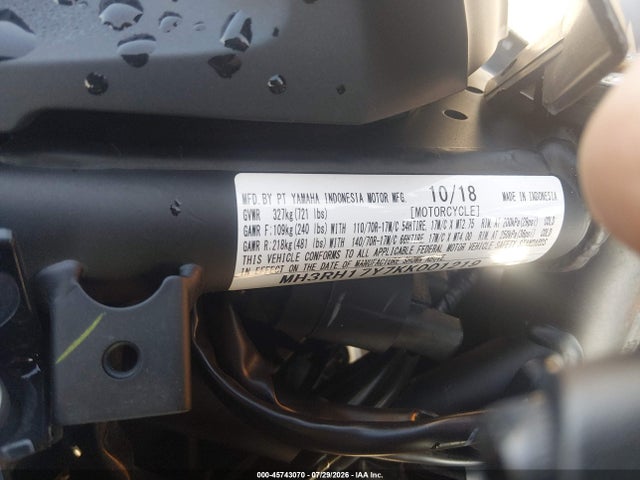 Yamaha YZFR3 2019 MH3RH17Y7KK001219 Image 10