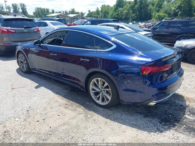 Auction sale of the 2021 Audi A5 Sportback Premium Plus 40 Tfsi Quattro S Tronic, vin: WAUCBCF54MA051137, lot number: 45743131