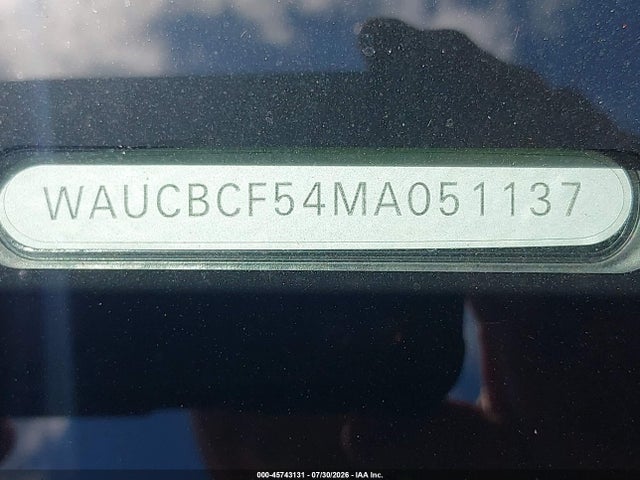 Auction sale of the 2021 Audi A5 Sportback Premium Plus 40 Tfsi Quattro S Tronic, vin: WAUCBCF54MA051137, lot number: 45743131