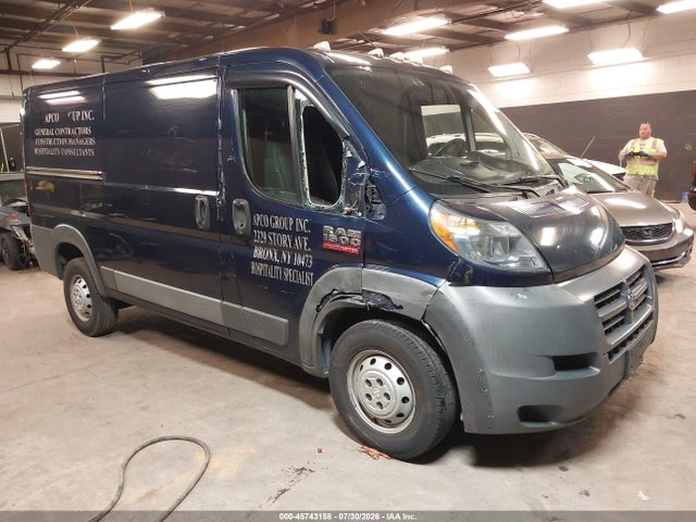 45743158 :رقم المزاد ، 3C6TRVAGXFE508611 vin ، 2015 Ram Promaster 1500 Low Roof مزاد بيع
