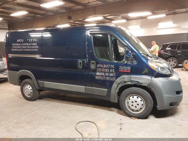 45743158 :رقم المزاد ، 3C6TRVAGXFE508611 vin ، 2015 Ram Promaster 1500 Low Roof مزاد بيع