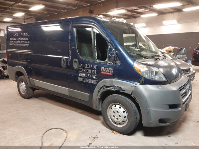 45743158 :رقم المزاد ، 3C6TRVAGXFE508611 vin ، 2015 Ram Promaster 1500 Low Roof مزاد بيع