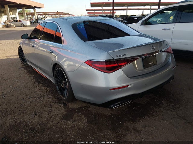 45743188 :رقم المزاد ، W1K6G7GB8NA129133 vin ، 2022 Mercedes-benz S 580 4matic مزاد بيع
