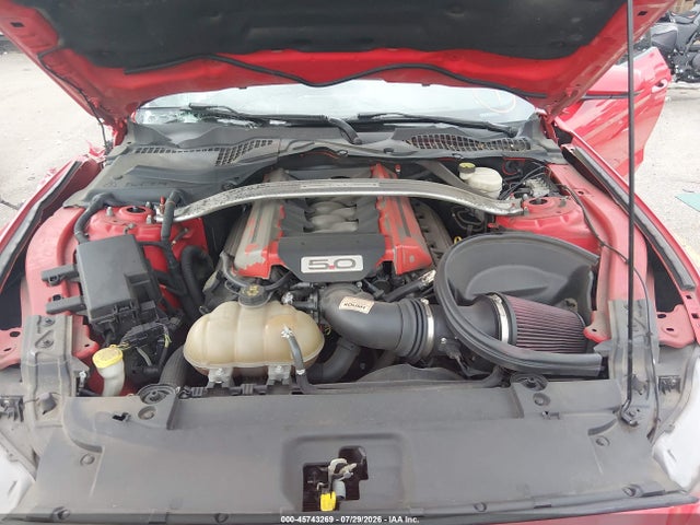 2017 Ford Mustang Gt Premium მანქანა იყიდება აუქციონზე, vin: 1FATP8FF9H5301499, აუქციონის ნომერი: 45743269