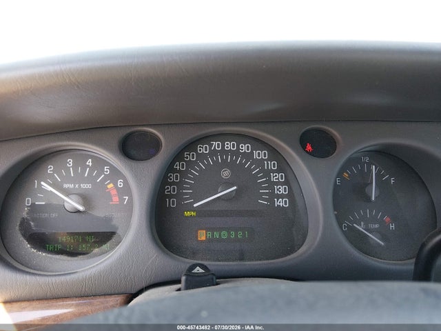 45743482 :رقم المزاد ، 1G4HR54K52U286310 vin ، 2002 Buick Lesabre Limited مزاد بيع