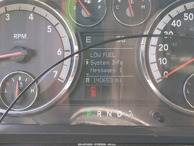 45743535 :رقم المزاد ، 1D3HV18P79S744389 vin ، 2009 Dodge Ram 1500 Slt/sport/trx مزاد بيع