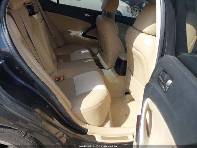 2007 Lexus Is 250 მანქანა იყიდება აუქციონზე, vin: JTHBK262872029301, აუქციონის ნომერი: 45743621