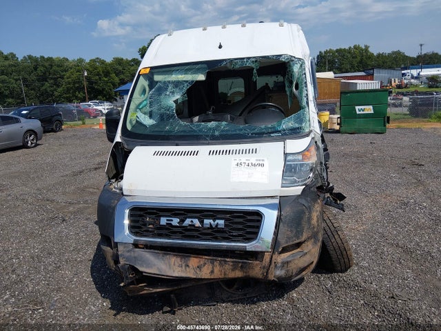 45743690 :رقم المزاد ، 3C6TRVBG7KE509210 vin ، 2019 Ram Promaster 1500 High Roof 136 Wb مزاد بيع