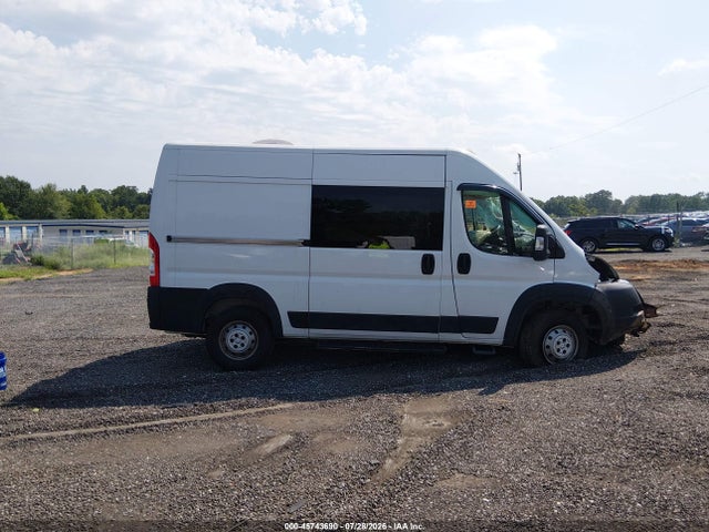 45743690 :رقم المزاد ، 3C6TRVBG7KE509210 vin ، 2019 Ram Promaster 1500 High Roof 136 Wb مزاد بيع