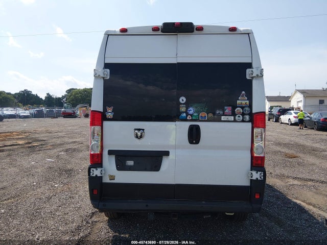 45743690 :رقم المزاد ، 3C6TRVBG7KE509210 vin ، 2019 Ram Promaster 1500 High Roof 136 Wb مزاد بيع