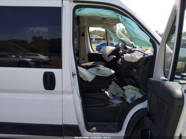 45743690 :رقم المزاد ، 3C6TRVBG7KE509210 vin ، 2019 Ram Promaster 1500 High Roof 136 Wb مزاد بيع