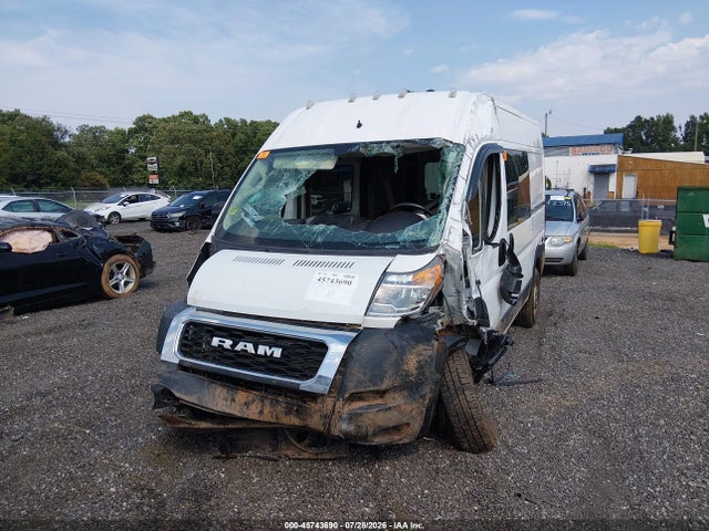 45743690 :رقم المزاد ، 3C6TRVBG7KE509210 vin ، 2019 Ram Promaster 1500 High Roof 136 Wb مزاد بيع