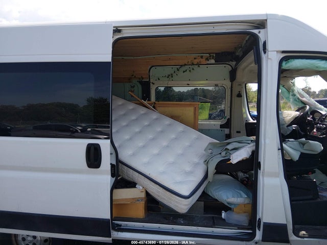 45743690 :رقم المزاد ، 3C6TRVBG7KE509210 vin ، 2019 Ram Promaster 1500 High Roof 136 Wb مزاد بيع