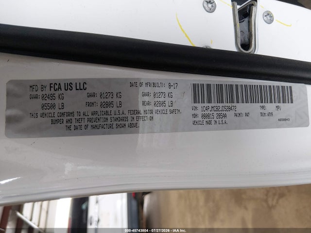 Jeep Cherokee Latitude 4x4 2018 1C4PJMCB2JD528472 Image 9