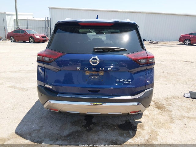 45743892 :رقم المزاد ، JN8AT3DD2MW306862 vin ، 2021 Nissan Rogue Platinum Intelligent Awd مزاد بيع