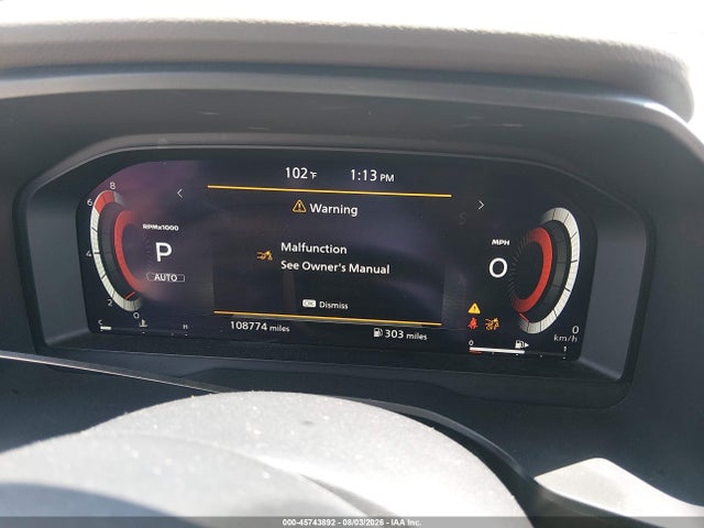 45743892 :رقم المزاد ، JN8AT3DD2MW306862 vin ، 2021 Nissan Rogue Platinum Intelligent Awd مزاد بيع