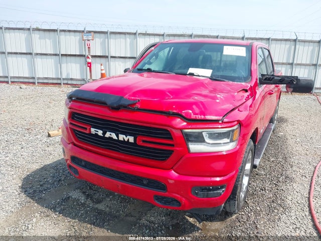45743913 :رقم المزاد ، 1C6RREFT9KN557935 vin ، 2019 Ram 1500 Big Horn/lone Star  4x2 5'7 Box مزاد بيع