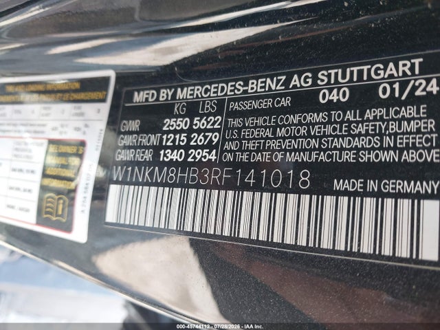 W1NKM8HB3RF141018 Mercedes-Benz Amg Glc 43 4matic