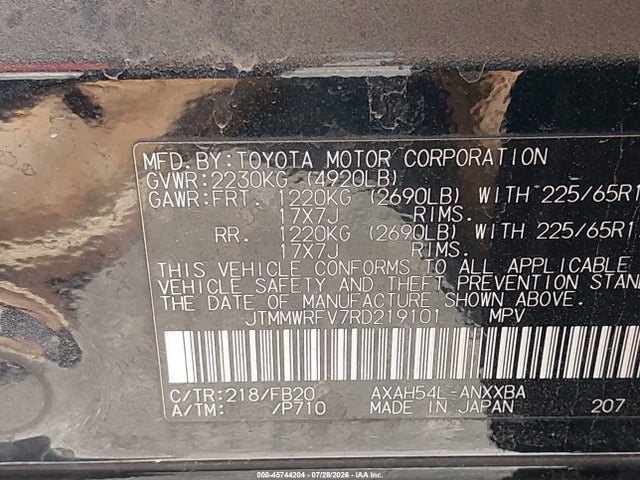 Toyota Rav4 Hybrid Le 2024 JTMMWRFV7RD219101 Image 9