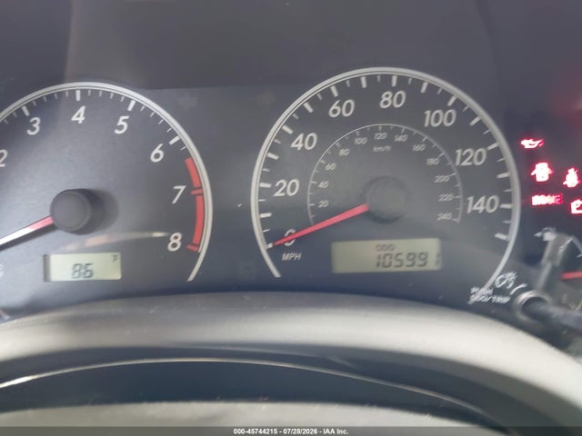 45744215 :رقم المزاد ، 2T1BU4EE5AC377536 vin ، 2010 Toyota Corolla Le مزاد بيع