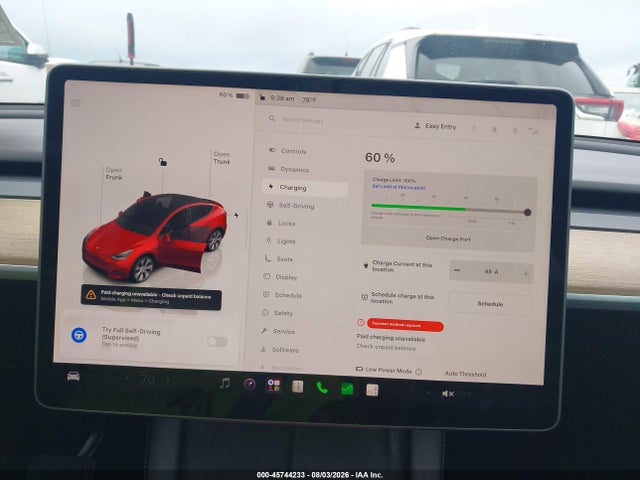 Aukcja sprzedaży 2022 Tesla Model Y Long Range Dual Motor All-wheel Drive, vin: 7SAYGDEEXNA022316, numer aukcji: 45744233