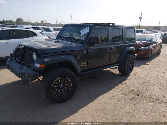 2018 Jeep Wrangler Unlimited Sport S 4x4 მანქანა იყიდება აუქციონზე, vin: 1C4HJXDG4JW105333, აუქციონის ნომერი: 45744254