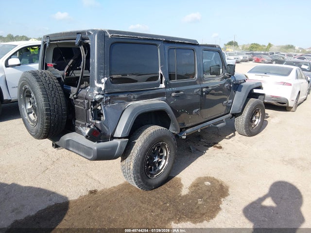2018 Jeep Wrangler Unlimited Sport S 4x4 მანქანა იყიდება აუქციონზე, vin: 1C4HJXDG4JW105333, აუქციონის ნომერი: 45744254