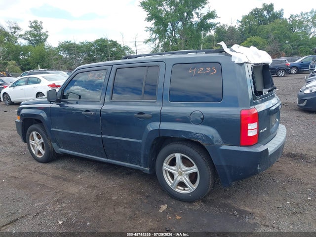 2008 Jeep Patriot Sport მანქანა იყიდება აუქციონზე, vin: 1J8FF28W88D663634, აუქციონის ნომერი: 45744255