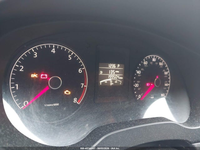 Aukcja sprzedaży 2013 Volkswagen Jetta 2.0l S, vin: 3VW2K7AJ5DM412997, numer aukcji: 45744307