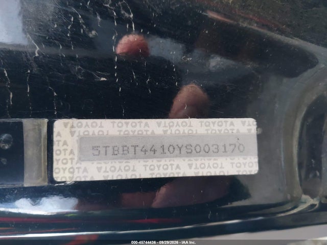 Продажа на аукционе авто 2000 Toyota Tundra Sr5 V8, vin: 5TBBT4410YS003170, номер лота: 45744436