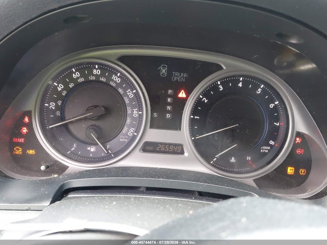45744474 :رقم المزاد ، JTHBK262895104645 vin ، 2009 Lexus Is 250 مزاد بيع