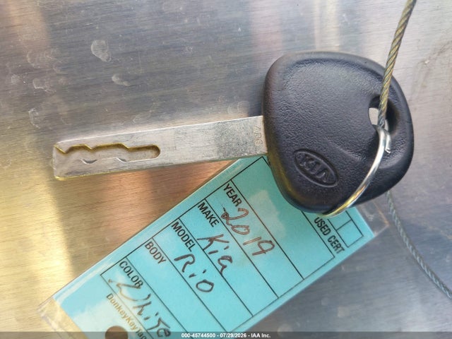 Aukcja sprzedaży 2019 Kia Rio Lx, vin: 3KPA24AB3KE225609, numer aukcji: 45744500