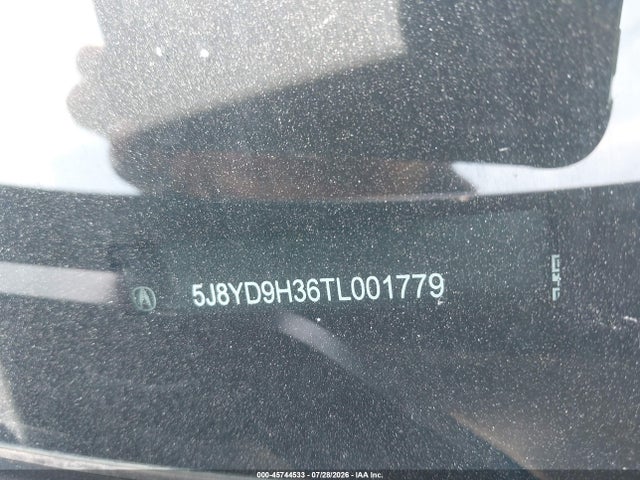 2026 Acura Mdx Standard მანქანა იყიდება აუქციონზე, vin: 5J8YD9H36TL001779, აუქციონის ნომერი: 45744533