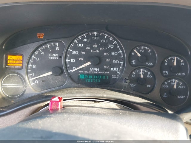 2002 Gmc Yukon Xl 1500 Sle მანქანა იყიდება აუქციონზე, vin: 1GKEC16Z72J130268, აუქციონის ნომერი: 45744550