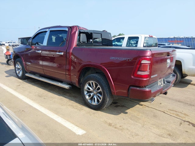 45744553 :رقم المزاد ، 1C6SRFJT5MN806555 vin ، 2021 Ram 1500 Laramie  4x4 5'7 Box مزاد بيع