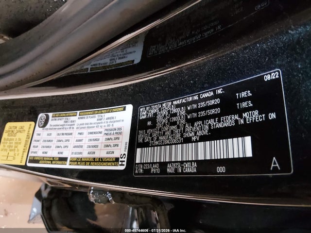 Продаж на аукціоні авто 2022 Lexus Nx 350h Luxury, vin: 2T2HKCEZ6NC006531, номер лоту: 45744606