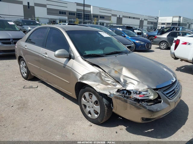 45744740 :رقم المزاد ، KNAFE121885554955 vin ، 2008 Kia Spectra Ex مزاد بيع