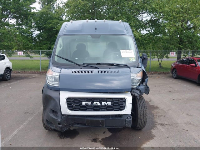 45744815 :رقم المزاد ، 3C6URVJGXLE128488 vin ، 2020 Ram Promaster 3500 Cargo Van High Roof 159 Wb Ext مزاد بيع