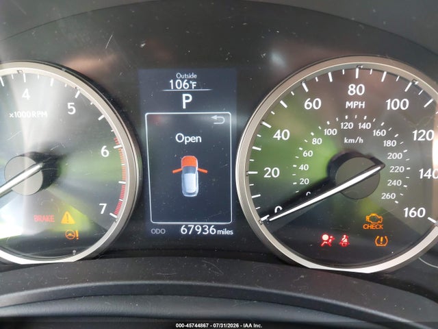 2015 Lexus Nx 200t მანქანა იყიდება აუქციონზე, vin: JTJYARBZ0F2002048, აუქციონის ნომერი: 45744867