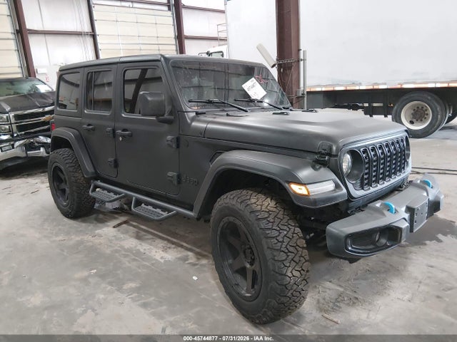 45744877 :رقم المزاد ، 1C4RJXN66RW199236 vin ، 2024 Jeep Wrangler 4xe Sport S 4xe مزاد بيع