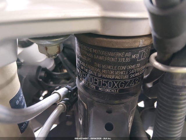 Продаж на аукціоні авто 2016 Bmw F800 Gs Adventure, vin: WB10B150XGZ493777, номер лоту: 45744887