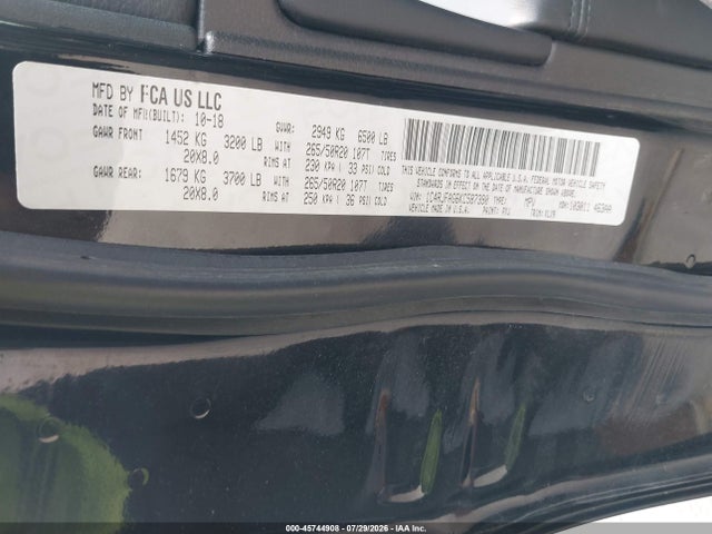 Продаж на аукціоні авто 2019 Jeep Grand Cherokee Altitude 4x4, vin: 1C4RJFAG6KC587390, номер лоту: 45744908