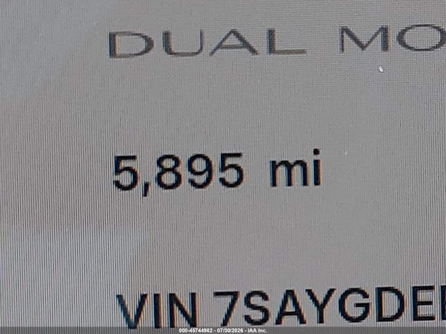 Aukcja sprzedaży 2026 Tesla Model Y All-wheel Drive/long Range Launch Series/premium All-wheel Drive, vin: 7SAYGDEE9TF355185, numer aukcji: 45744982
