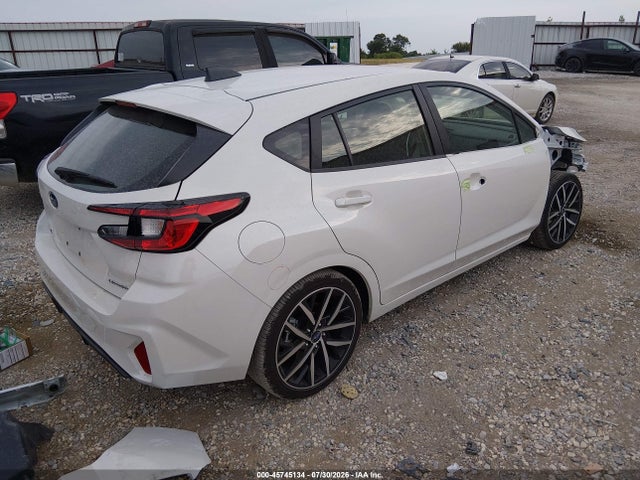 Aukcja sprzedaży 2025 Subaru Impreza Sport 5-door, vin: JF1GUAFCXS8338283, numer aukcji: 45745134