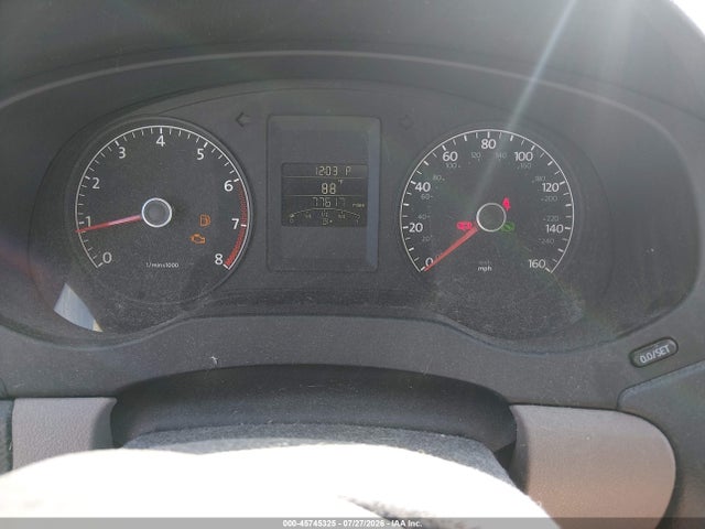 45745325 :رقم المزاد ، 3VW2K7AJ5CM308654 vin ، 2012 Volkswagen Jetta 2.0l S مزاد بيع