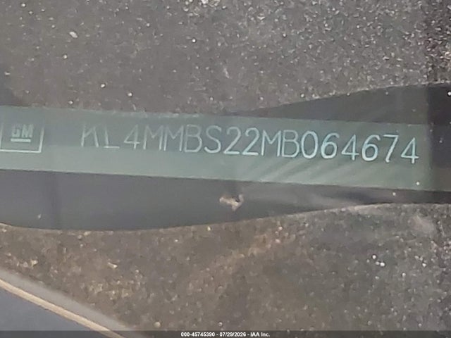 Aukcja sprzedaży 2021 Buick Encore Gx Fwd Preferred, vin: KL4MMBS22MB064674, numer aukcji: 45745390