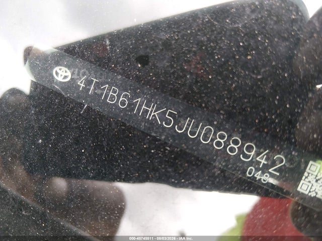 4T1B61HK5JU088942 Toyota CAMRY XSE